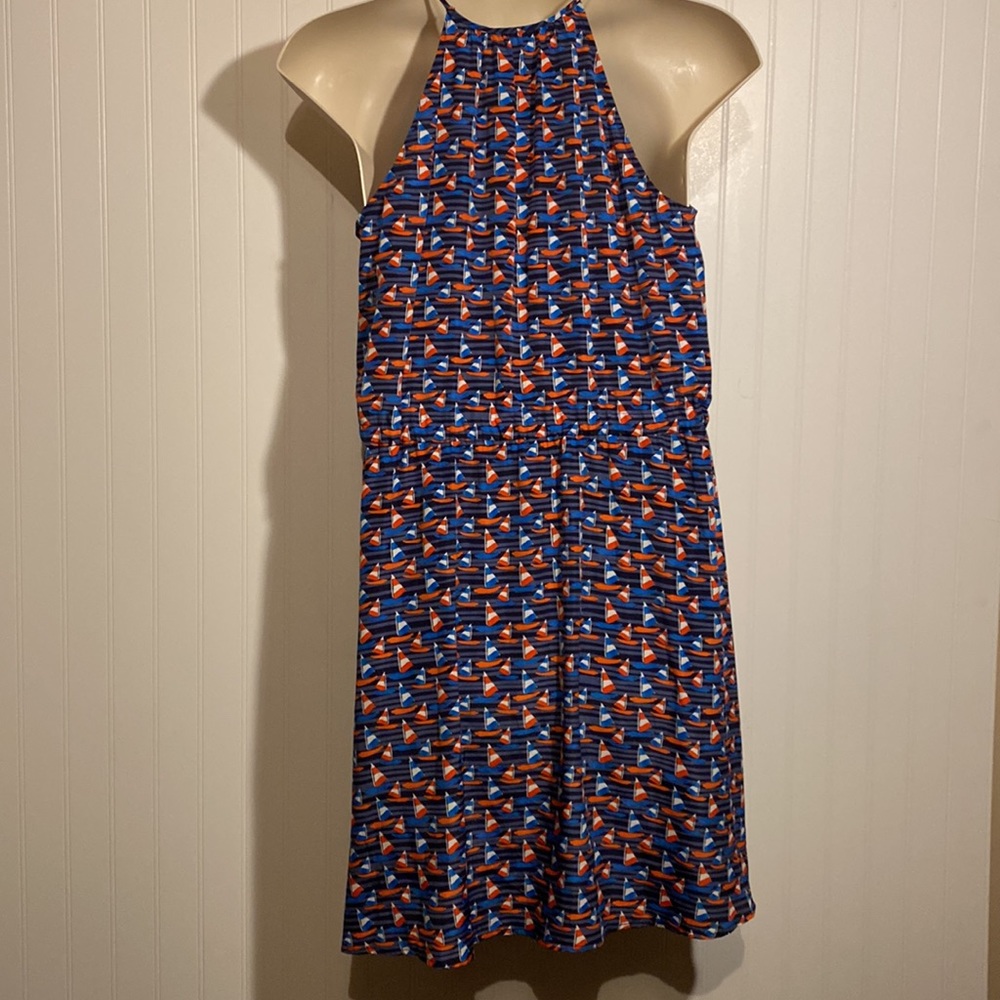 41 Hawthorn Nautical sailboat printed spring summer lightweight dress XL - Picture 11 of 11